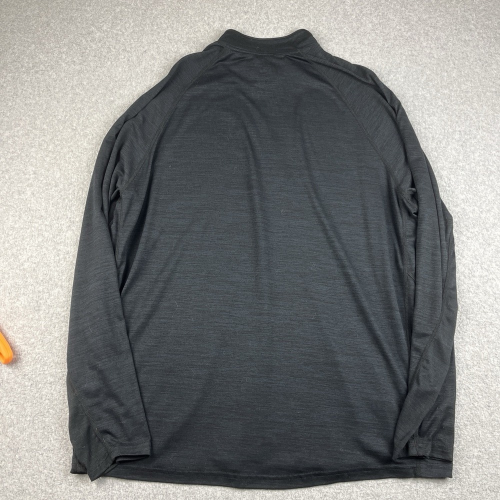 Indiana Pacers Pullover Mens 2XL Gray 47 Brand 1/4 Zip Mock Striped Pullover NBA - Picture 5 of 8